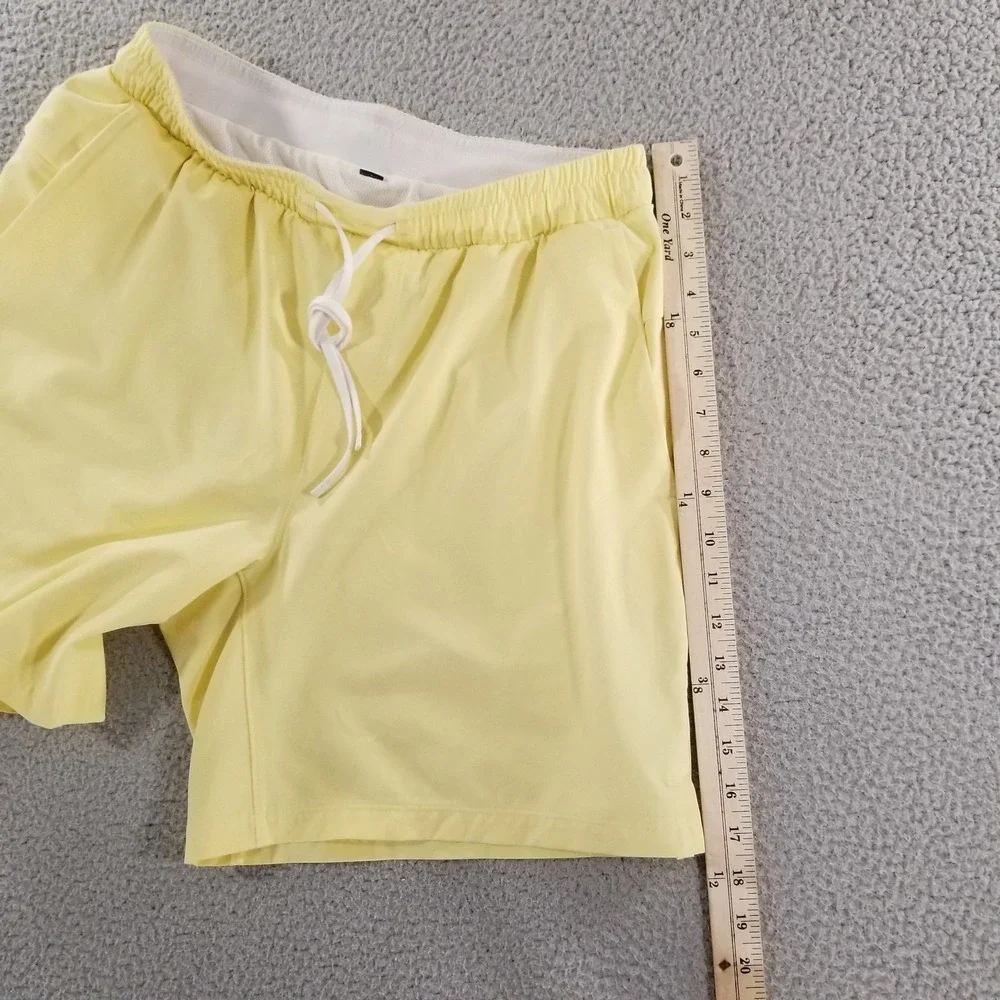 Lululemon Swim Shorts Mens Medium Yellow Pool Shorts 7